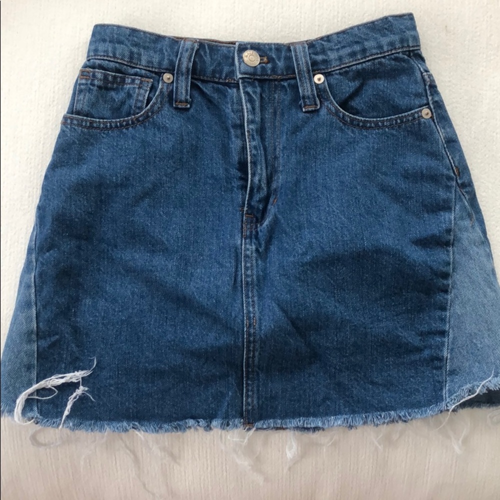 Madewell Jean skirt